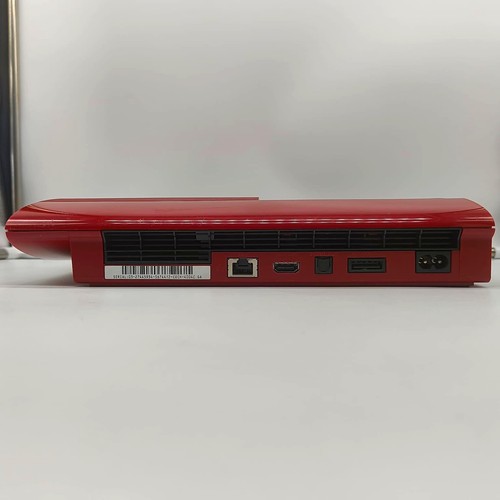 CONSOLE SONY PS3 PLAYSTATION 3 SUPER SLIM ROSSA 500 GB + 2 CONTROLLER + CAVI - Imagen 7 de 13
