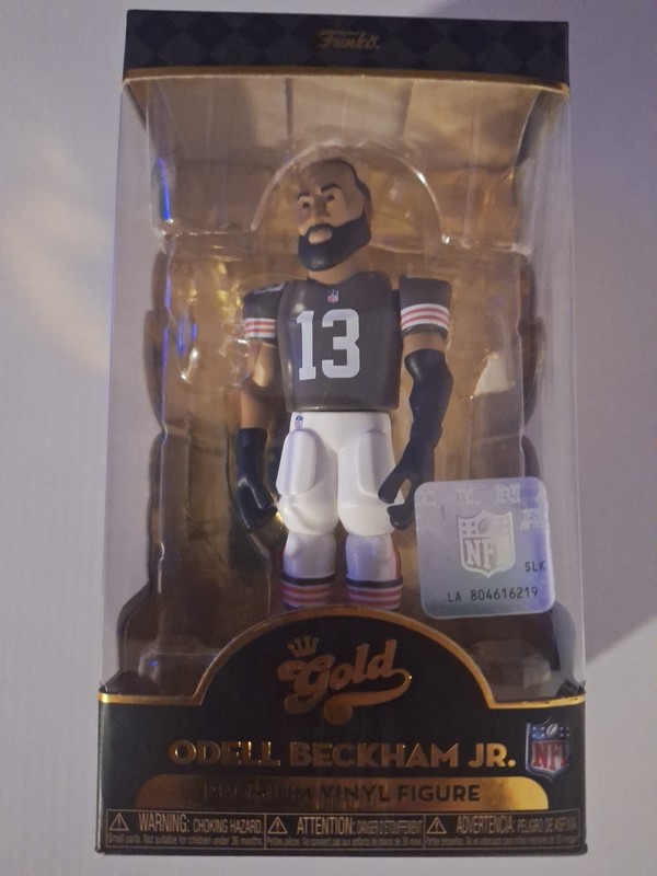 Funko Gold Odell Beckham Jr. Cleveland Browns Premium Vinyl Figure 5"