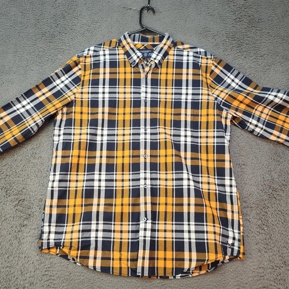 American Eagle Mens Size XL Classic Fit Flannel Shirt Button Down Plaid Soft