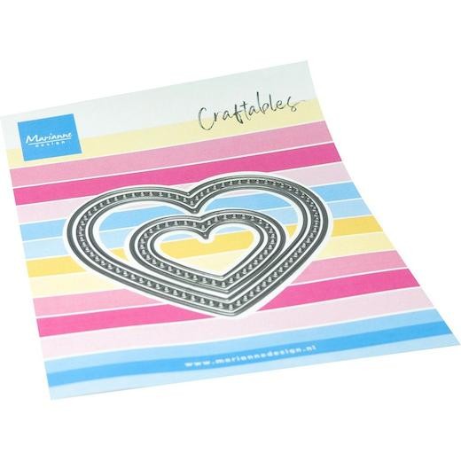 Marianne Design Craftables Cutting Dies - Open Hearts CR1715
