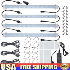 45W Grow Light Strip Kit 4 Pack Indoor Plant LED Strips W/ Accessories New