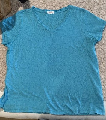 Women T Shirt  Blue GOLDIE SIZE M