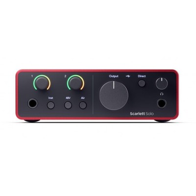 Focusrite Scarlett Solo (4. Gen) USB Audio Interface (NEU)