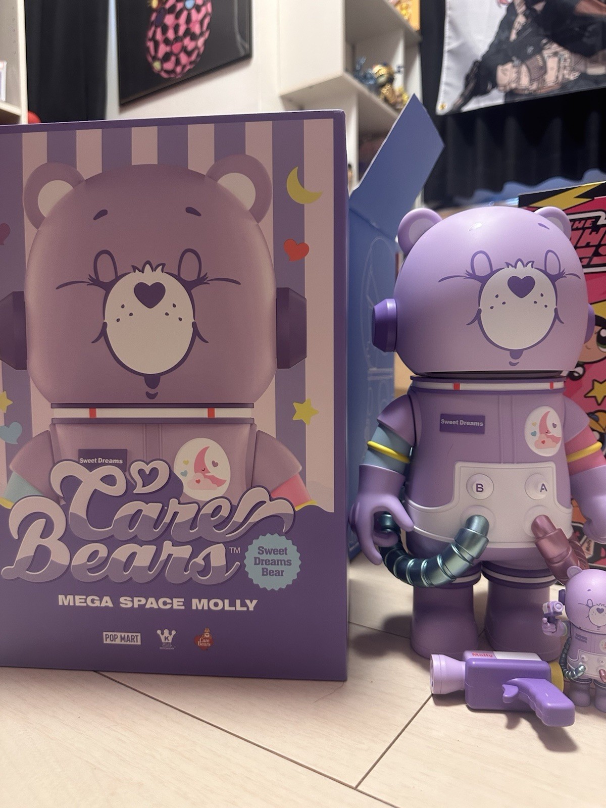 POP MART Mega Collection Space Molly 400%+100% Sweet Dream Bears  Figure