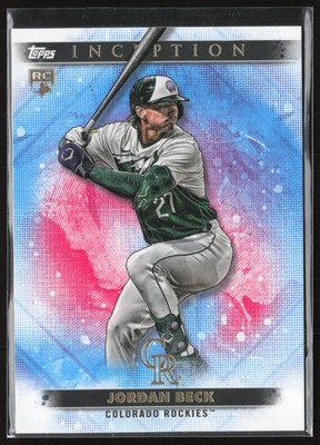 2024 Topps Inception Jordan Beck Colorado Rockies #2 RC