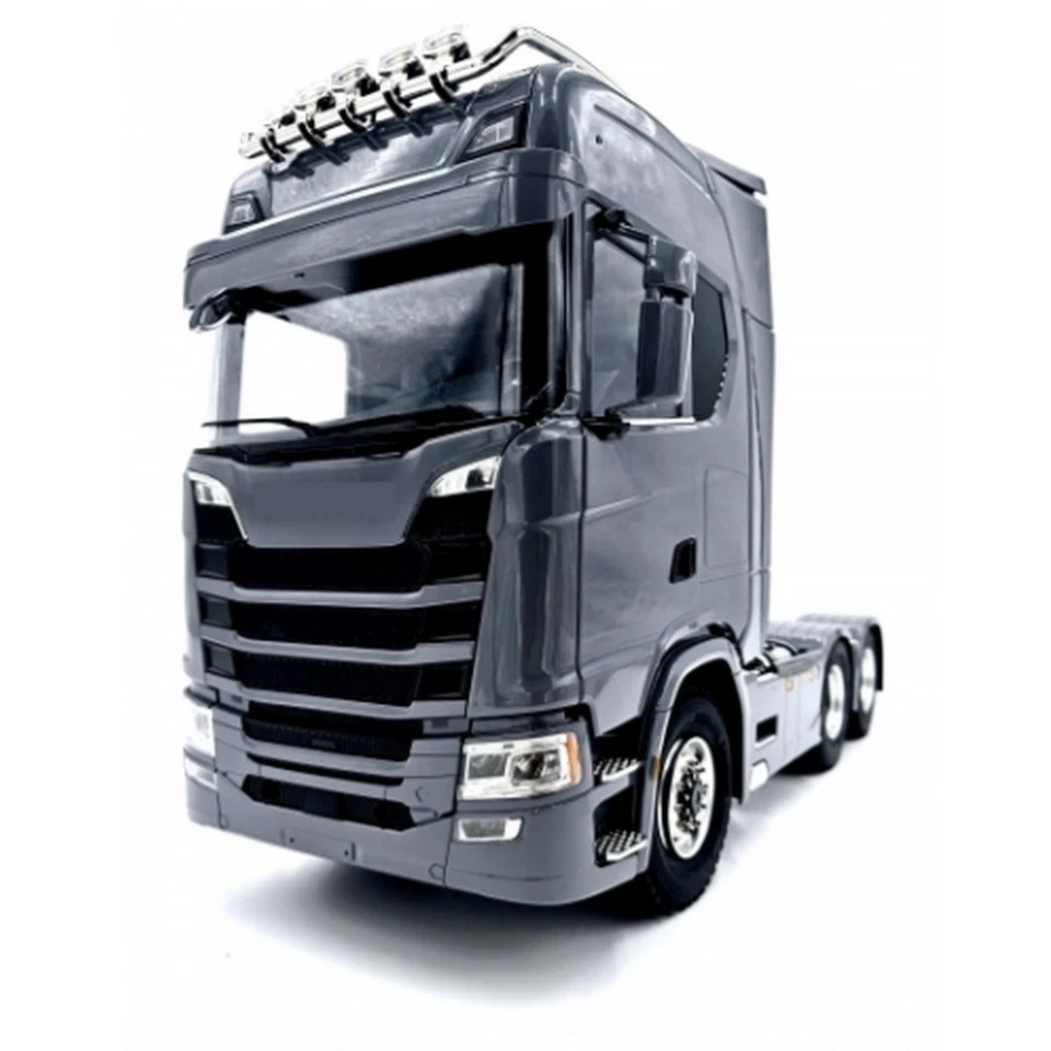 FM-Electrics Scania 6x6 Zugmaschine RTR 1:14 Eco-Line grau - Bild 2 von 4