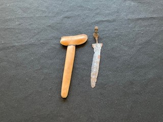OLD ANTIQUE INDONESIAN JAVANESE KERIS SAJAN DAGGER WITH PICIT EMPU TOUCHED BLADE