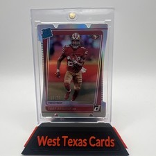 2021 Donruss Trey Sermon Silver Press Proof Rated Rookie Die Cut 63/75 #279