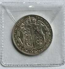1918 King George V Half Crown 2/6 0.925 Silver Coin