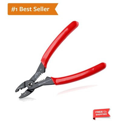 4-in-1 Multi Purpose Electricians Pliers with Wire Cutter, Crimper, Gripper, ...