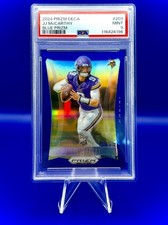 2024 Panini Prizm Deca #203 JJ McCarthy Blue Prizm /149 PSA 9