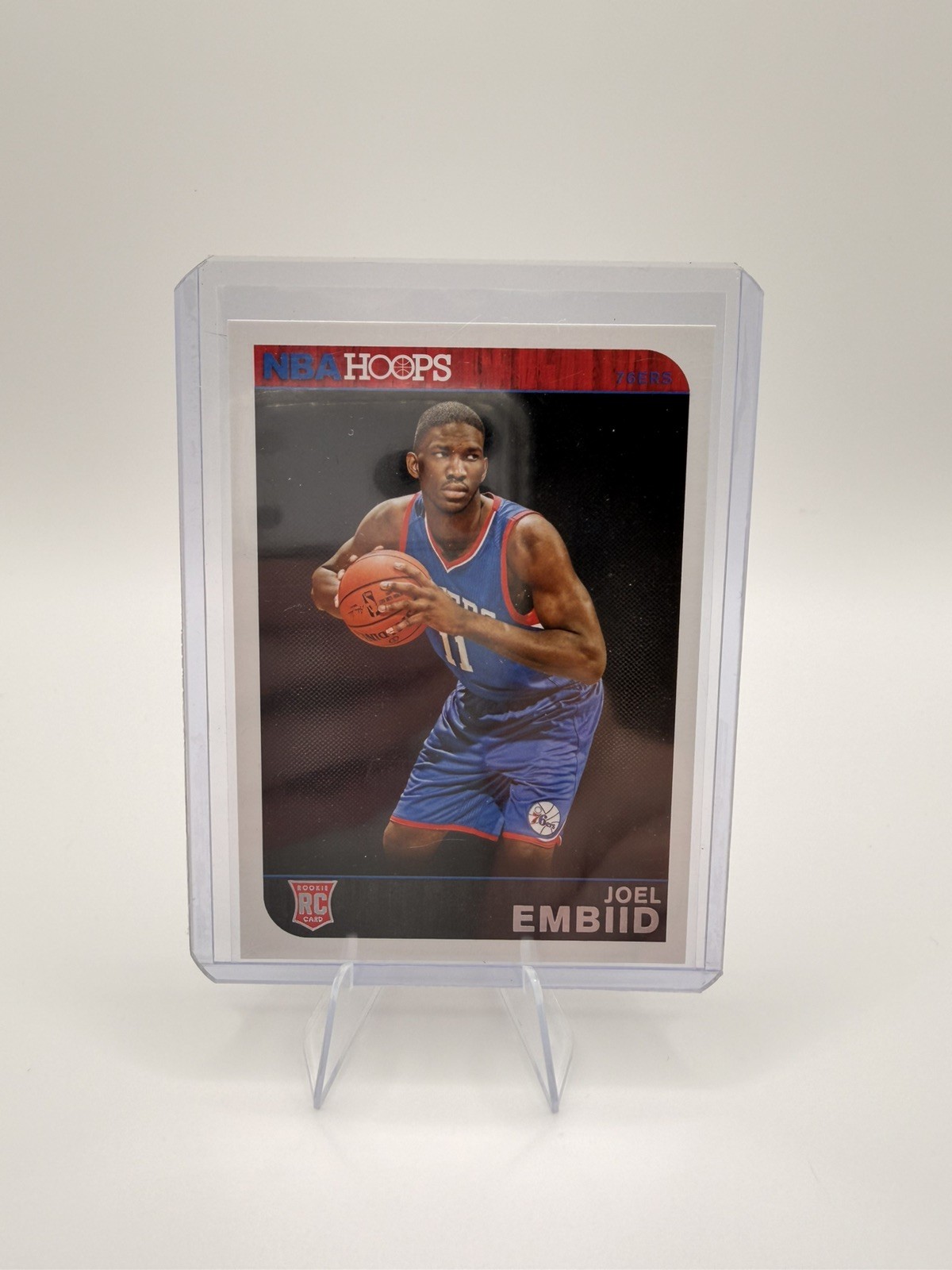 2014-15 NBA Hoops - Joel Embiid #263 Red Back (RC)