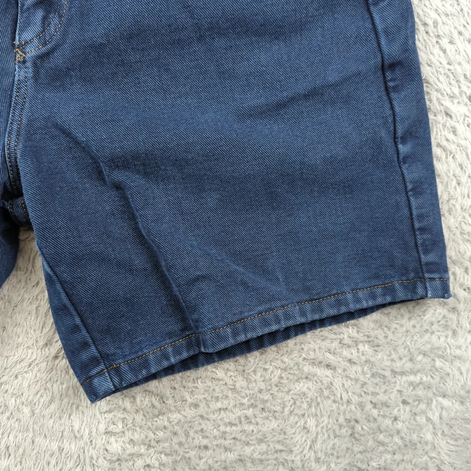 Винтажные женские шорты Marithe Francios Girbaud 9/10 синие темные вареные сделано в США джинсы - Изображение 4 из 4