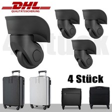 4X Ersatzrollen Reisekoffer R&auml;der Kofferrollen Laufrollen Gep&auml;ck Reparatur Set