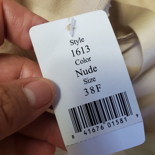 Elila 1613 Full Coverage Wireless Soft Cup Bra (Nude 38F) - Afbeelding 4 van 8
