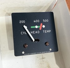 Stewart Warner 433539 CHT Gauge Cessna 0713602-200 Cylinder Head Temp NOS