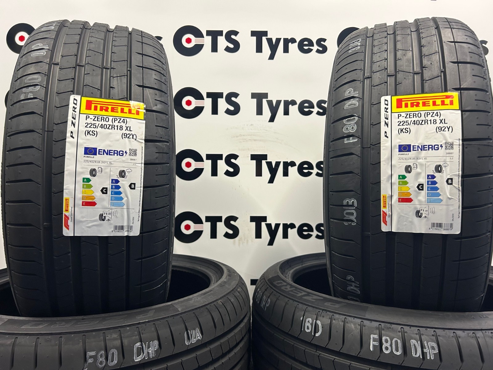 TYRE PIRELLI 225/40 R18 92Y P-ZERO PZ4 S.C. (KS) XL SUMMER - Image 11