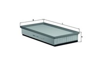 NEU - Mahle LX2024/1 Luftfilter FüR Porsche VW