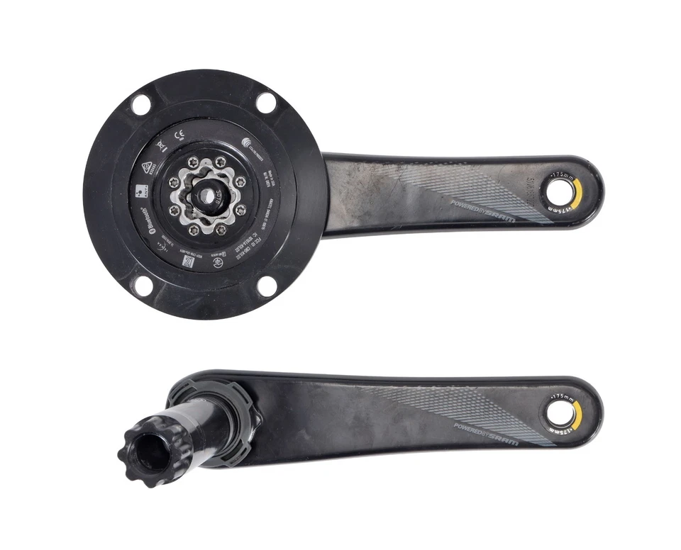 Juego de bielas para bicicleta de carretera medidor de potencia Quarq DFour91 175 mm 110 mm BCD ANT+ Bluetooth Foto 2 de 4