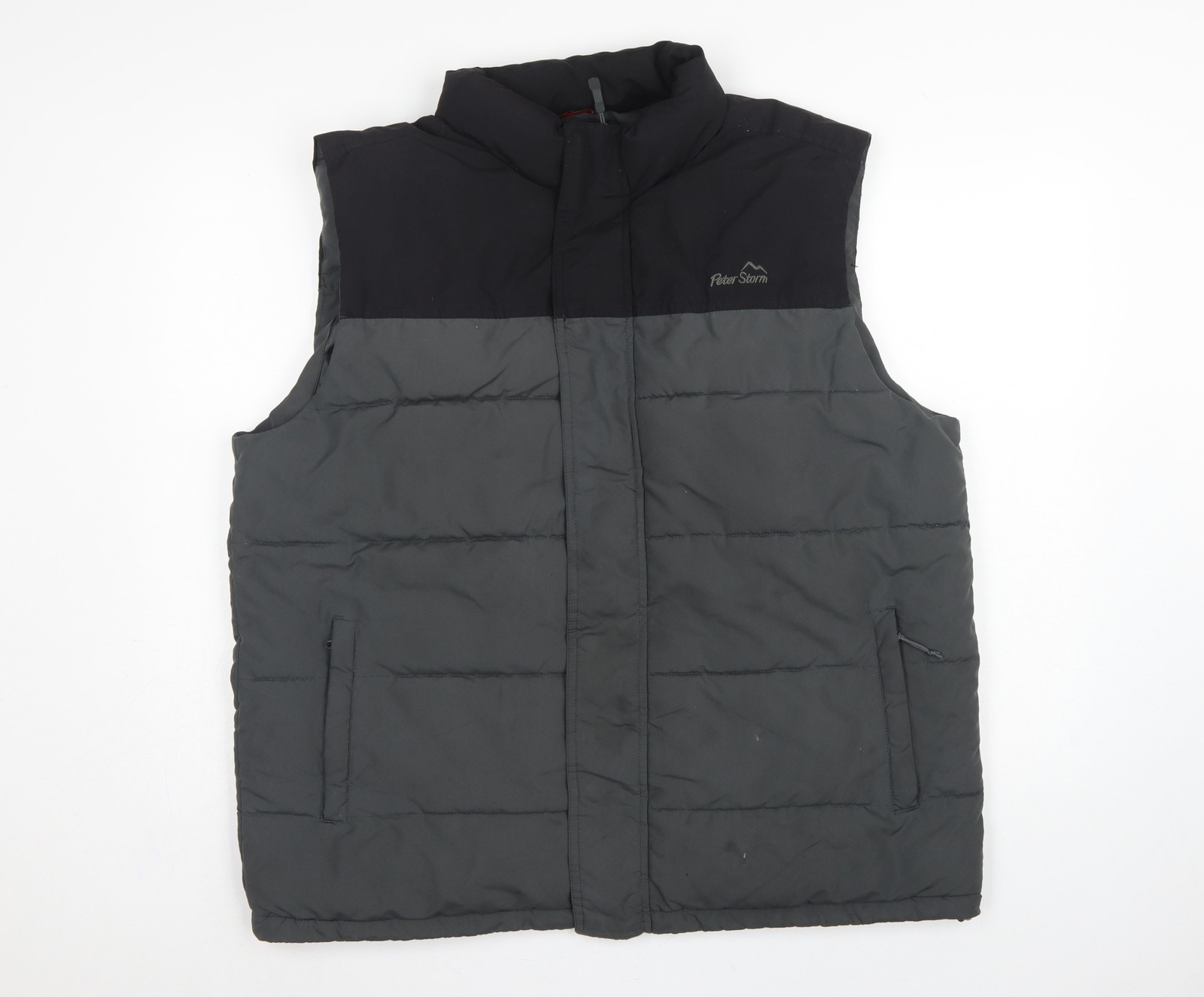 Peter Storm Mens Puffer Jacket Waistcoat Size XL Black Mid-Length Casual image 2