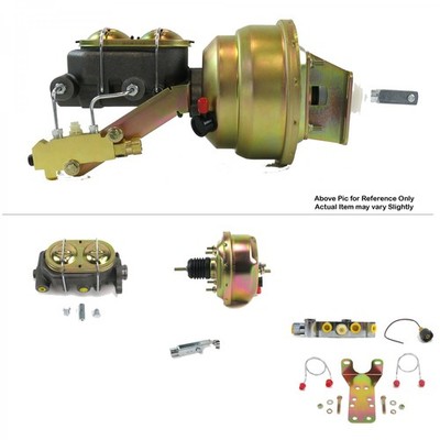1967-1969 Chevy Camaro FW Mount Pwr 7'' Single Brake Booster Kit BM Disc / Disc 