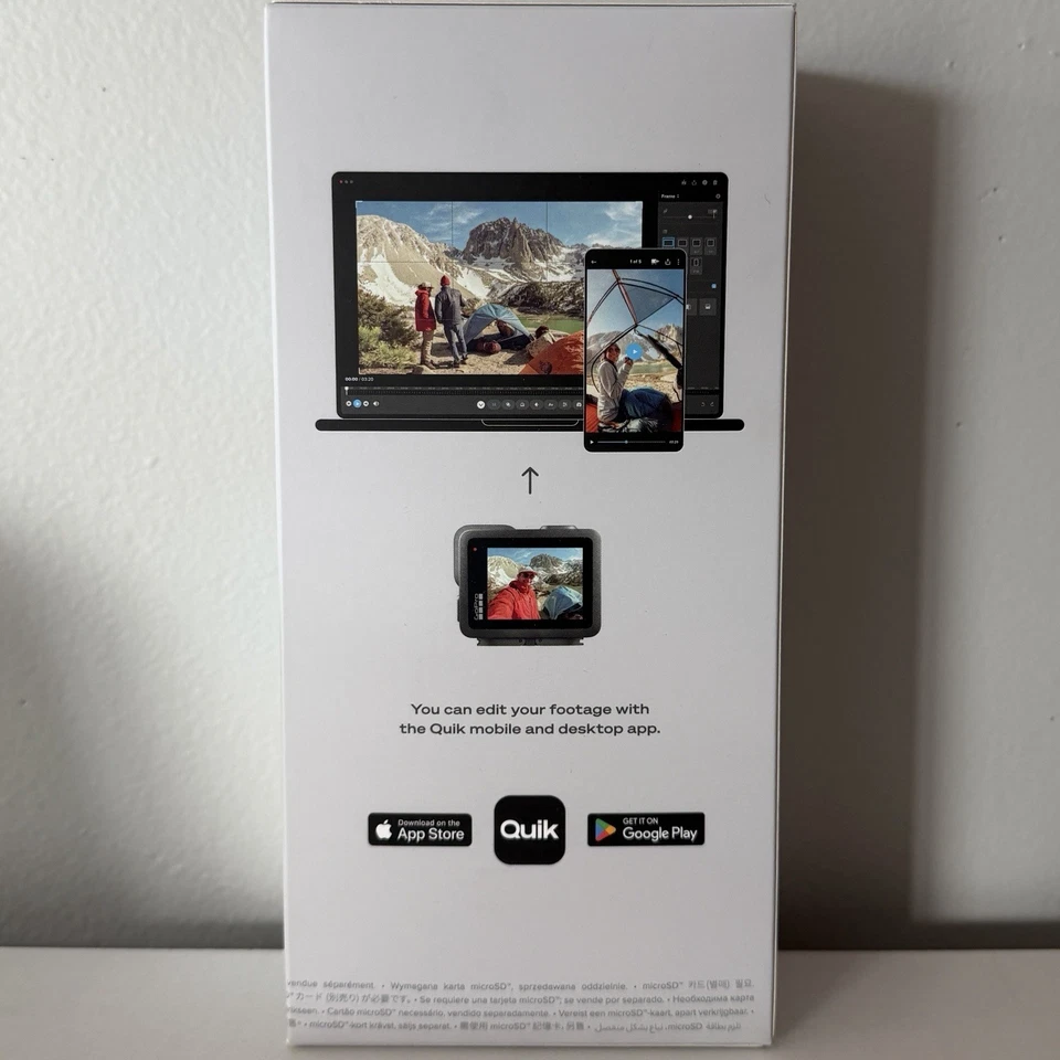 GoPro Hero 4K — Black — Model AMFR1 — Factory Sealed — NIB — Ready to Ship! - Image 2 of 4
