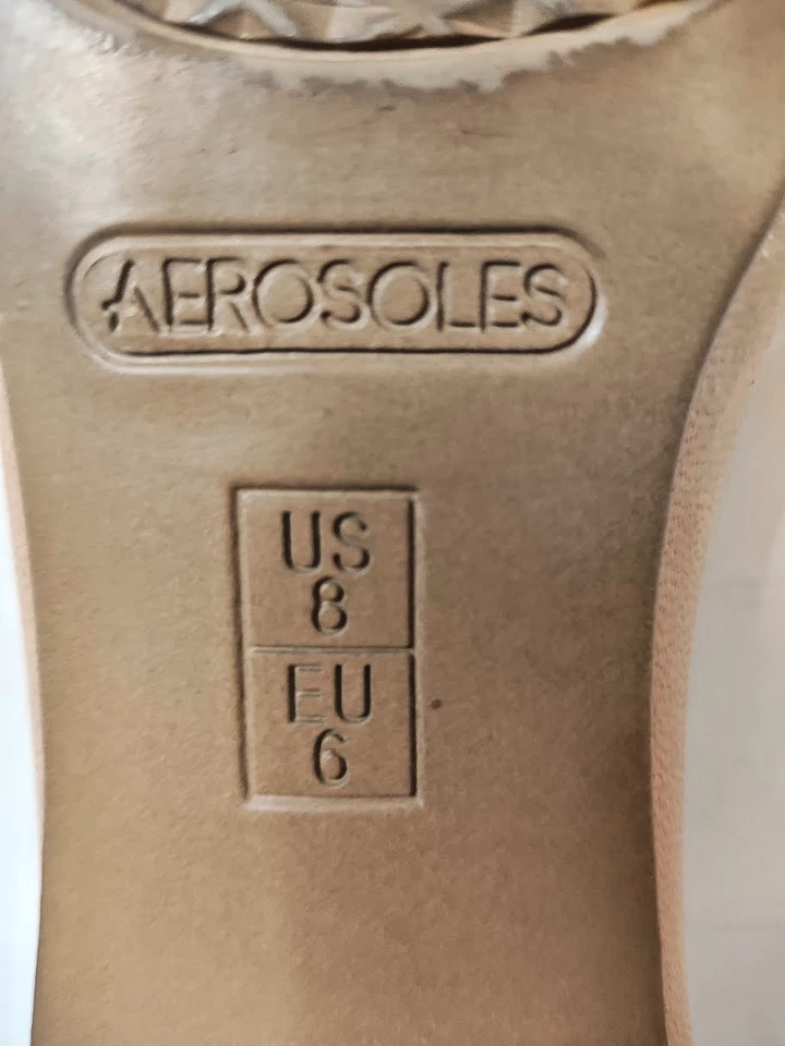 Sandalias chanclas florales tostadas sin cordones en aerosoles para mujer talla 8 Foto 3 de 4