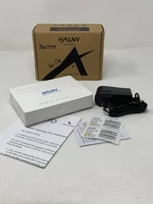 Halny GPON ONT HL-4GXV-F – 4x Gigabit LAN, WiFi 6, VoIP FX, Open Box