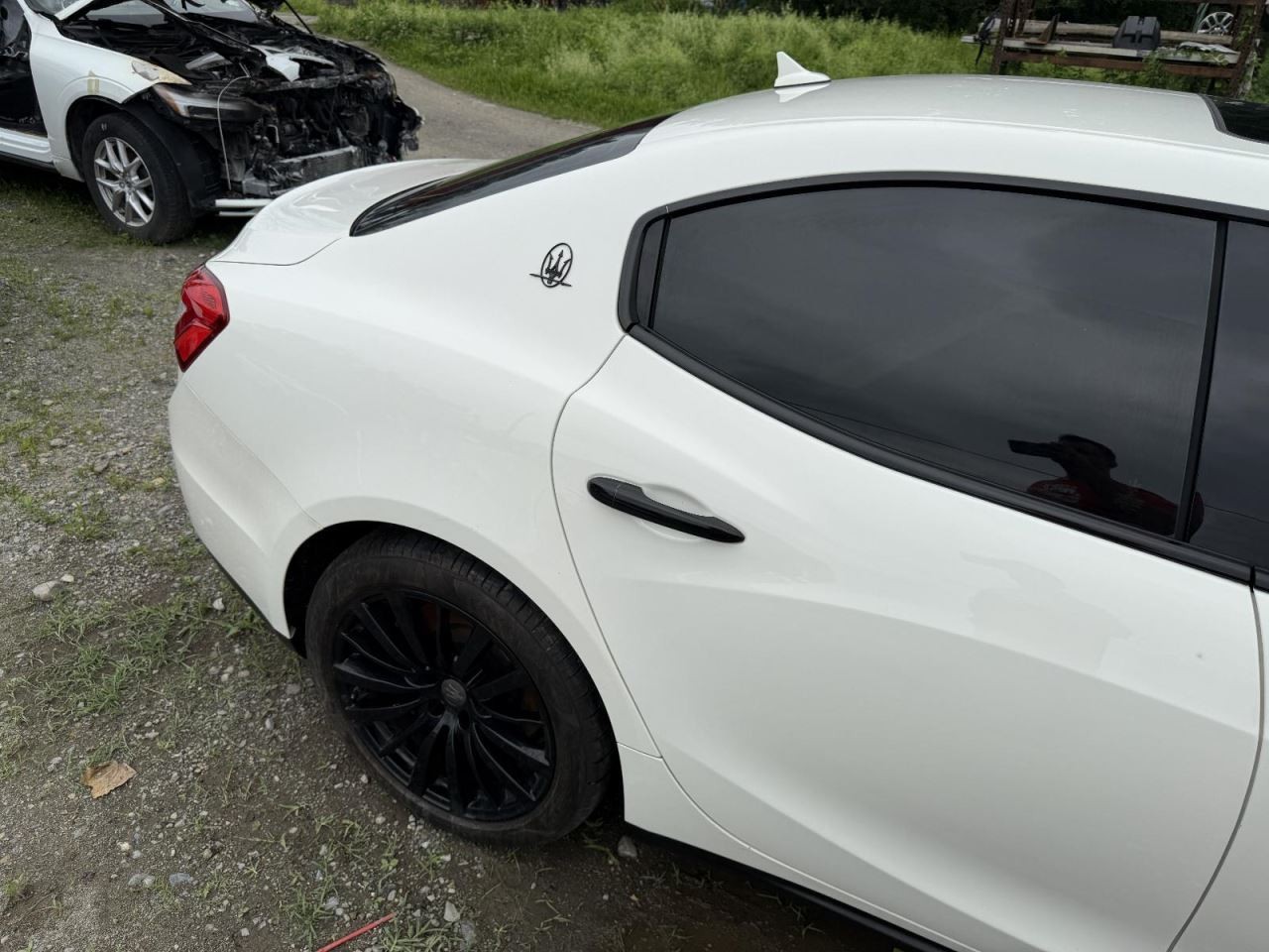 2014-2017 Maserati Ghibli Right Passenger Side Quarter Panel White