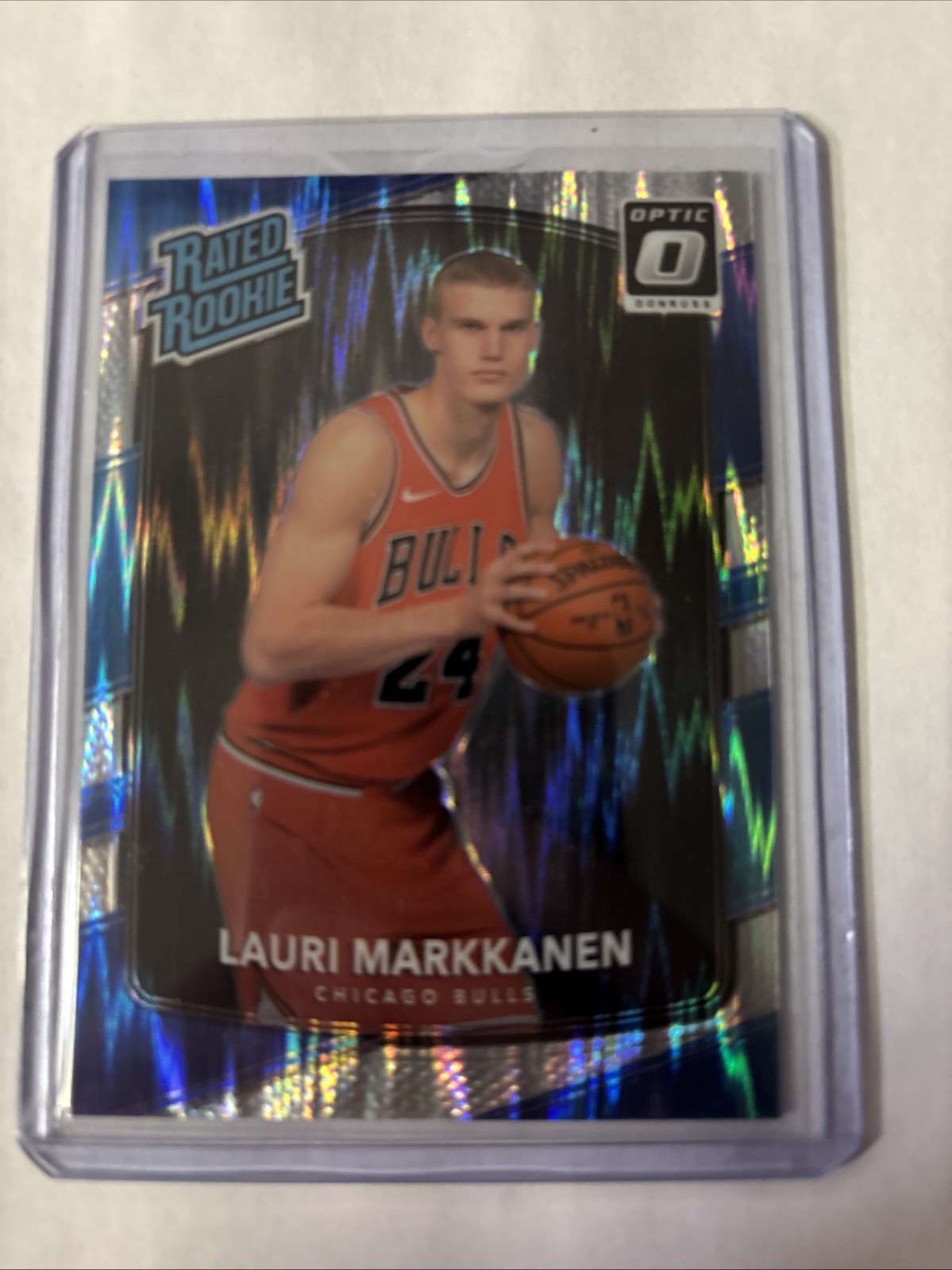 Lauri Markkanen (RC) 2017-18 Panini Donruss Optic - Rated Rookie Shock #159