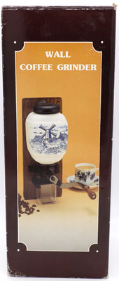 Wall-Mounted Ceramic Manual Burr Coffee Grinder