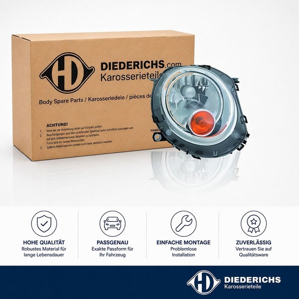 Hauptscheinwerfer Rechts Diederichs 1206080 FÜR Mini Frontscheinwerfer-image