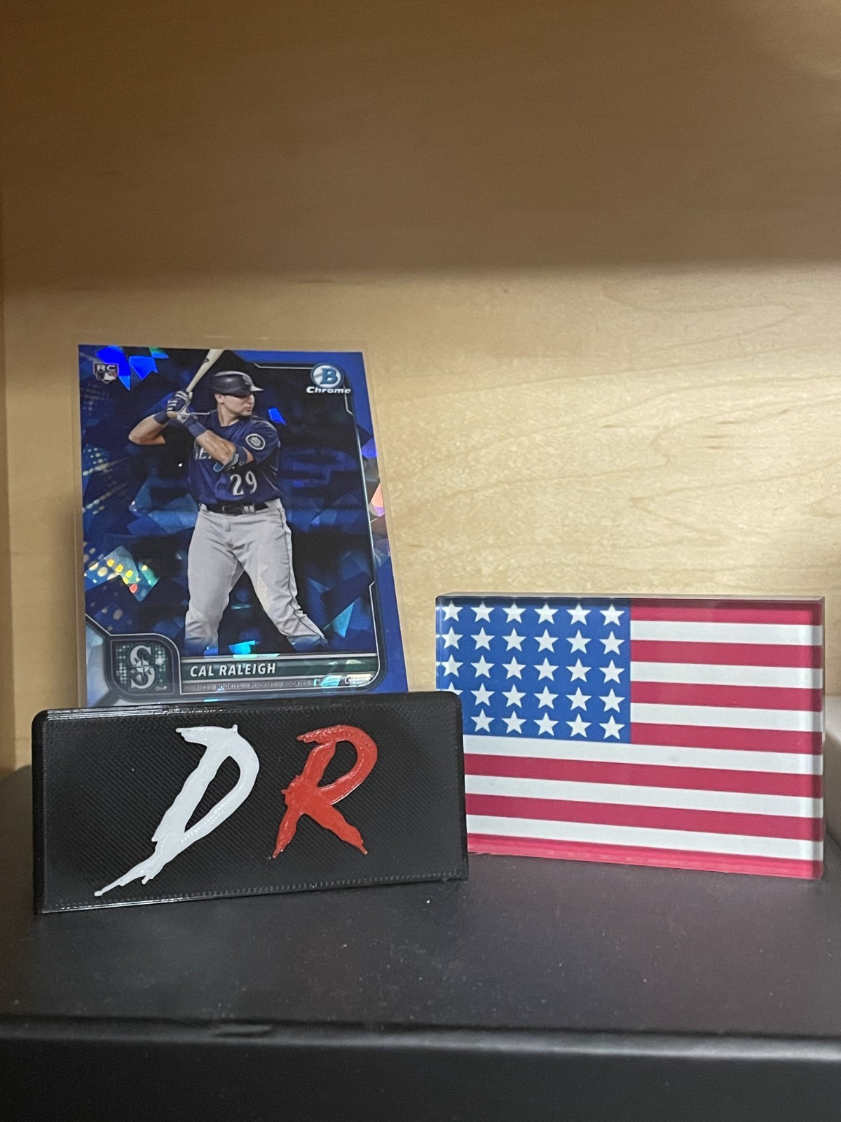 Cal Raleigh, 2022 Bowman Chrome Sapphire Edition, Seattle Mariners Catcher, #51