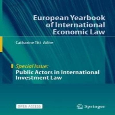 Public Actors in International Investment Law Springer Nature B.V
