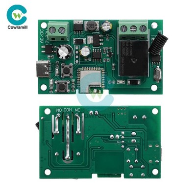 DC7-32V Type-C 5V 1CH eWelink APP WiFi Remote Control Relay Switch Module 433MHZ