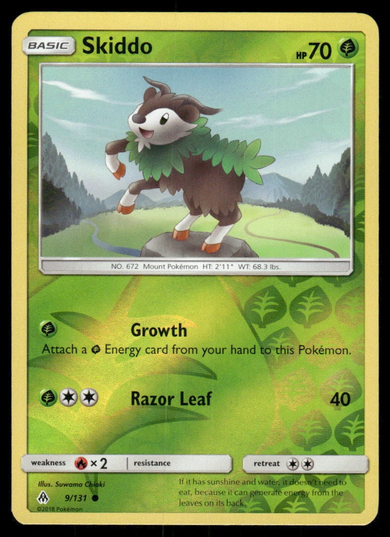 2018 Skiddo Common Forbidden Light 9/131 Reverse Holo LP