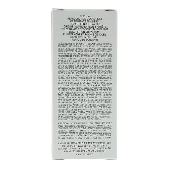 Replica When The Rain Stops Maison Margiela EDT Spray 1 oz Unisex Perfume New