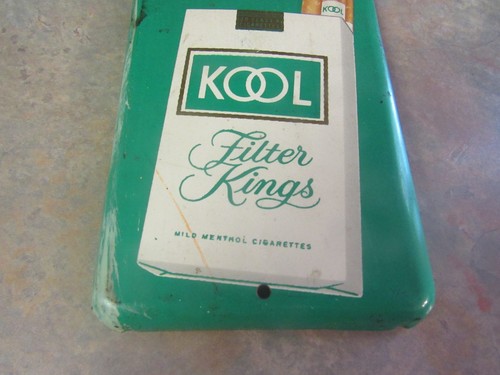 VINTAGE KOOL CIGARETTES METAL THERMOMETER SIGN - Picture 5 of 9