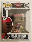 FUNKO POP 403 SPIDER-MAN INTO THE SPIDER-VERSE MILES MORALES FIGURE w/ PROTECTOR