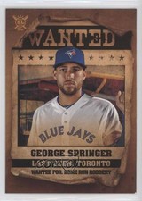 2021 Topps Big League Wanted George Springer #WT-13 0j8f
