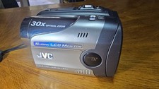 JVC DA30 Camcorder - Silver, 30X OPTICAL, SLIDING SCREEN, RECORDS - PLAYS -READ