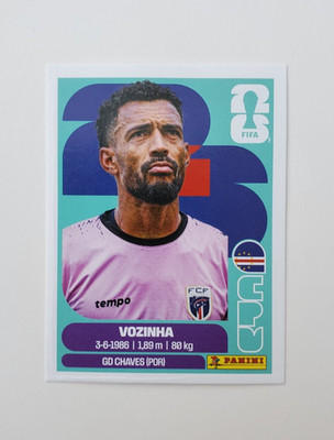Vozinha 2026 Panini FIFA World Cup Sticker CPV2 Cabo Verde Viral Goalkeeper