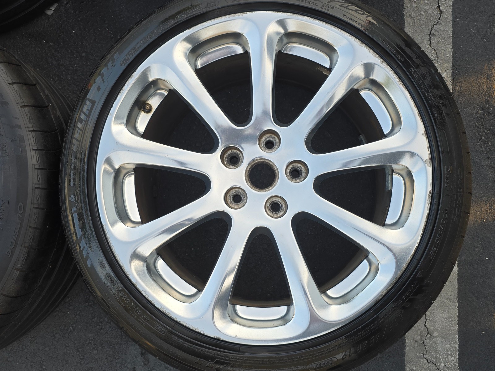 19" Maserati Quattroporte polished OEM factory BBS wheels