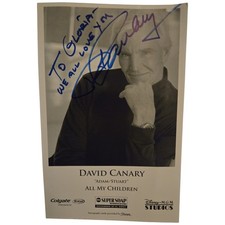 David Canary Autograph Photo 2007 Super Soap Weekend. 
