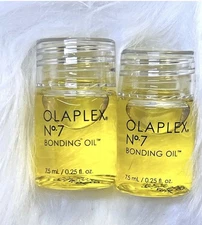 Olaplex No.7 Bonding Oil 7.5ml Deluxe Travel Size 2 Pack UNBOXED Authentic New- 