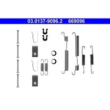 ORIGINAL® Ate Zubehörsatz, Bremsbacken Hinten für Honda CIVIC VI Hatchback