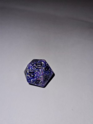Chessex Speckled Pluto d20 - OOP dice