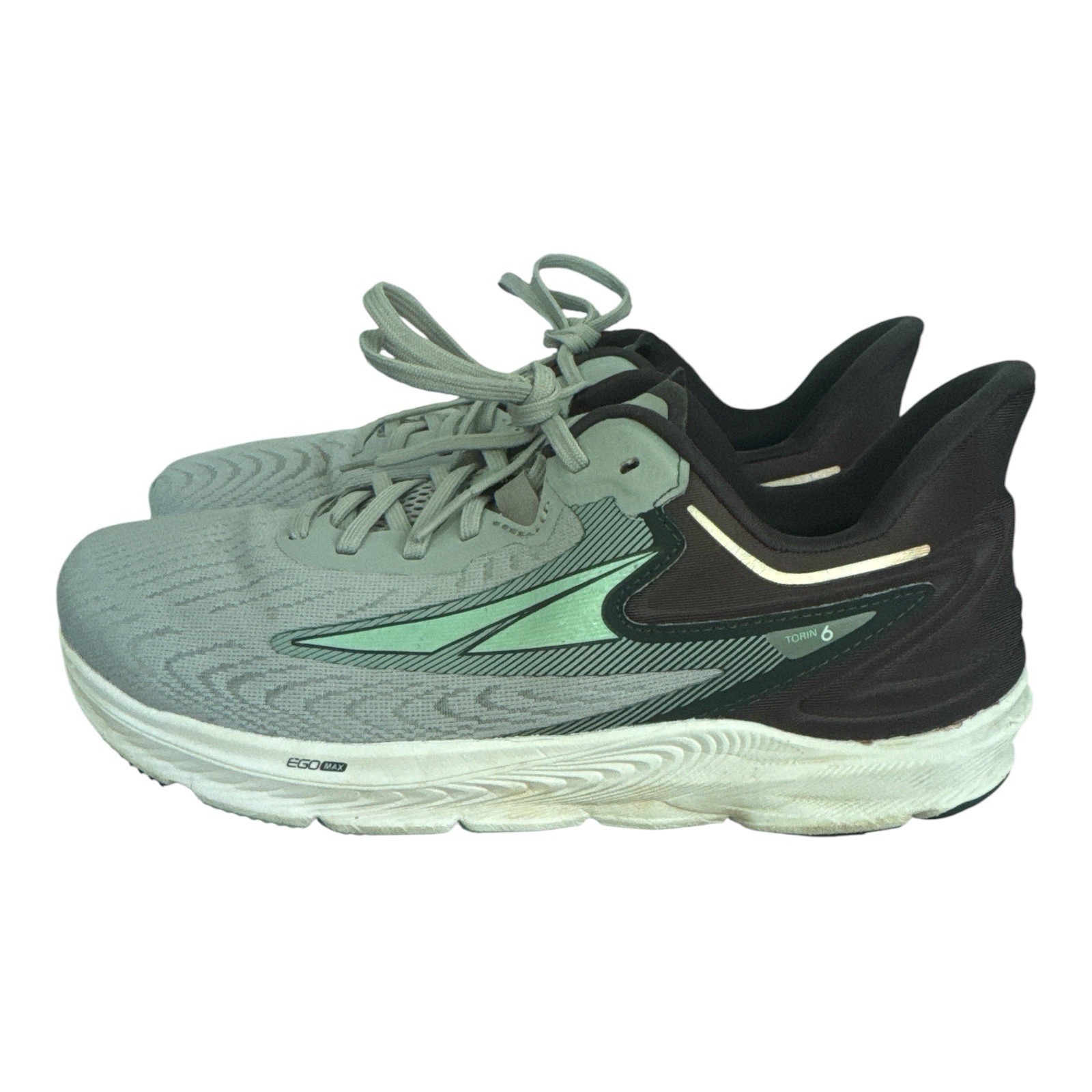 Altra Torin 6 Womens 11 Running Shoes Gray Mint Green Athletic Sneakers AL0A7R78