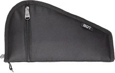Bulldog Deluxe Pistol Case With Pocket And Sleeve 9" x 6" Black Finish - BDT619B
