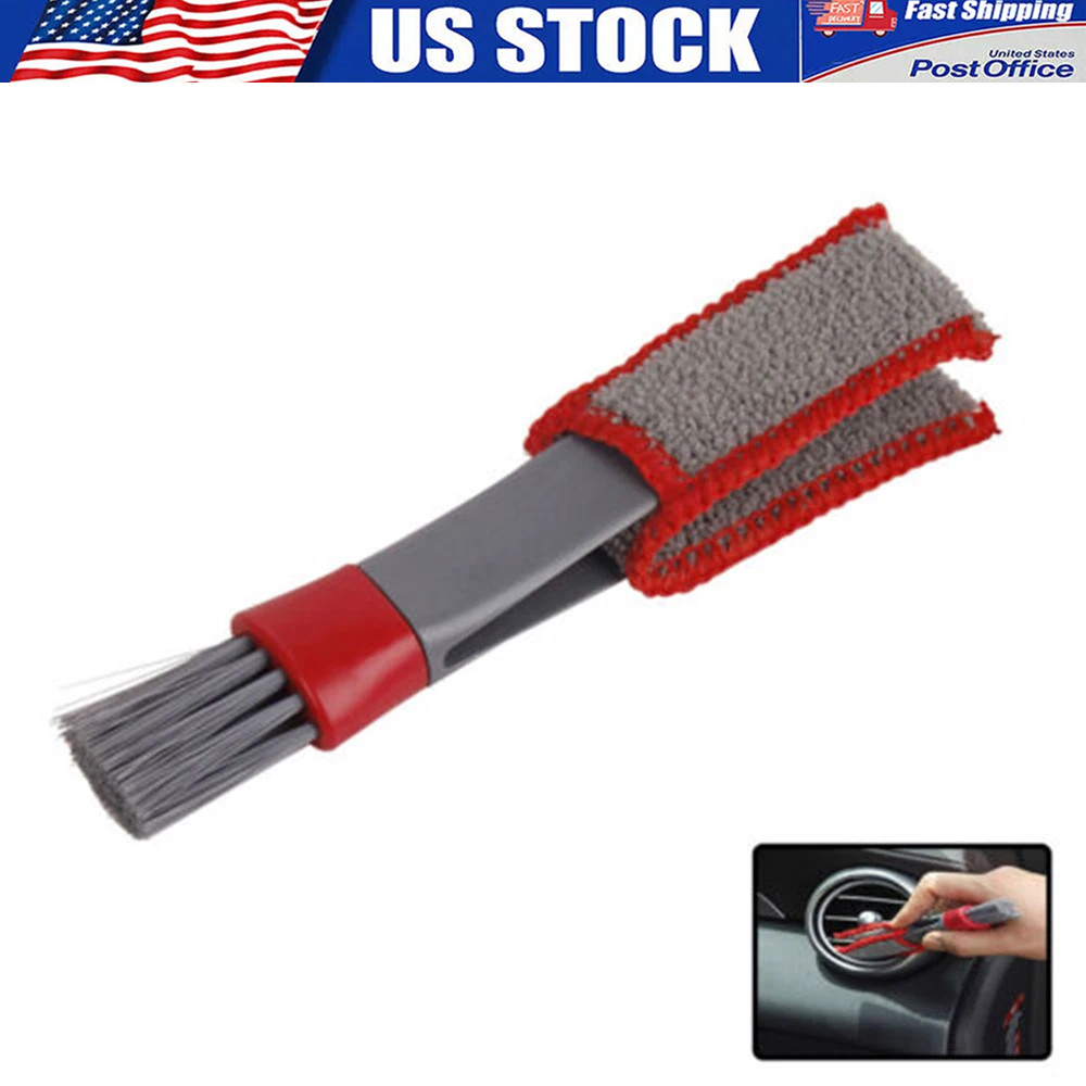 Car AIR-CONDITIONER Vent Outlet Cleaning Tool Multi-Purpose Dust Brush Car